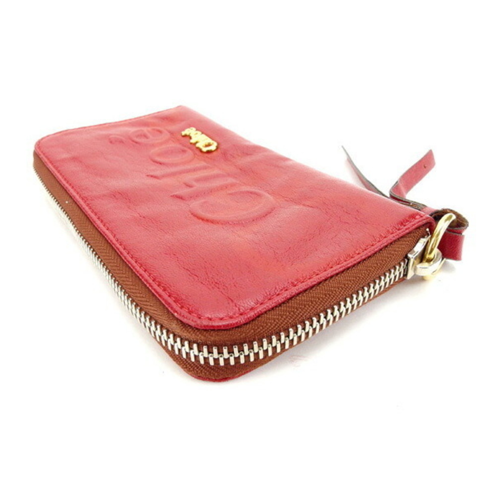 Chloe Wallet Eclipse Black Red Long - image 4